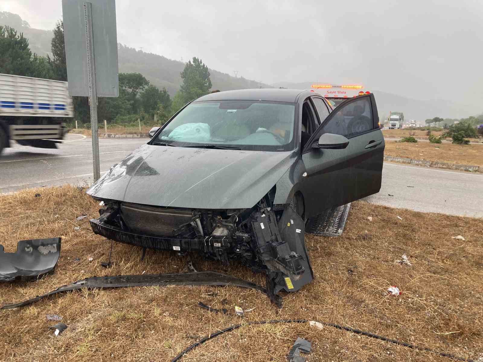Samsun’da trafik kazası: 2 yaralı