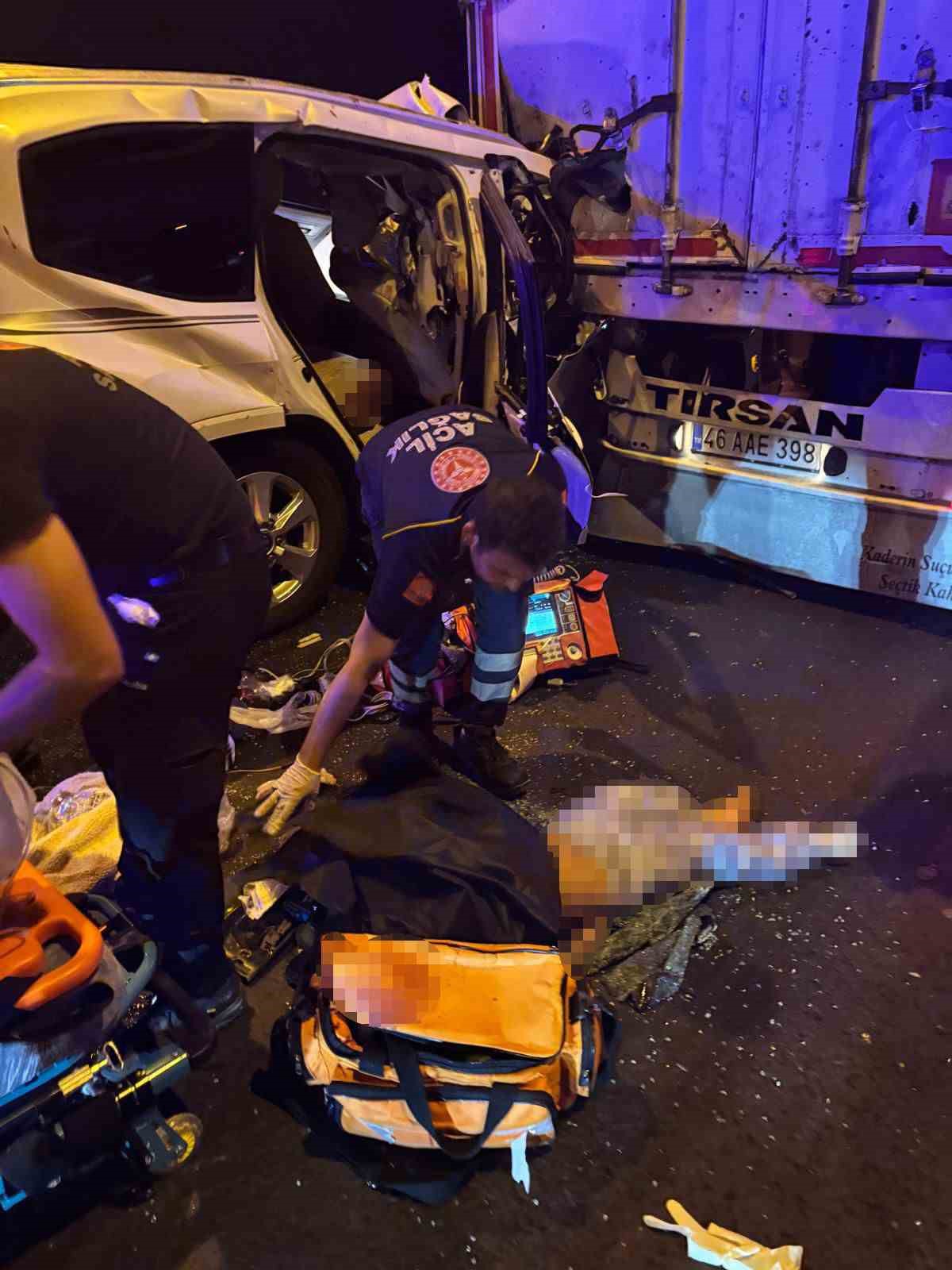 Osmaniye&rsquo;de t&uuml;nelde feci kaza: 1 &ouml;l&uuml;, 5 yaralı
