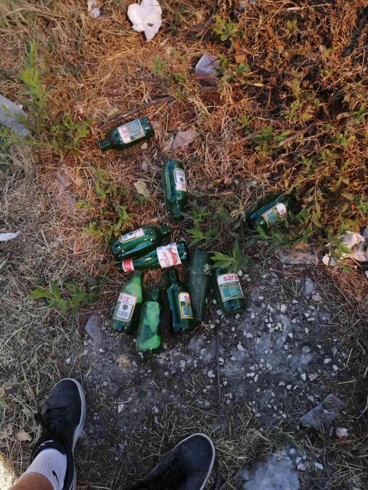 Yangın sonrası miniklerden &ouml;rnek davranış
