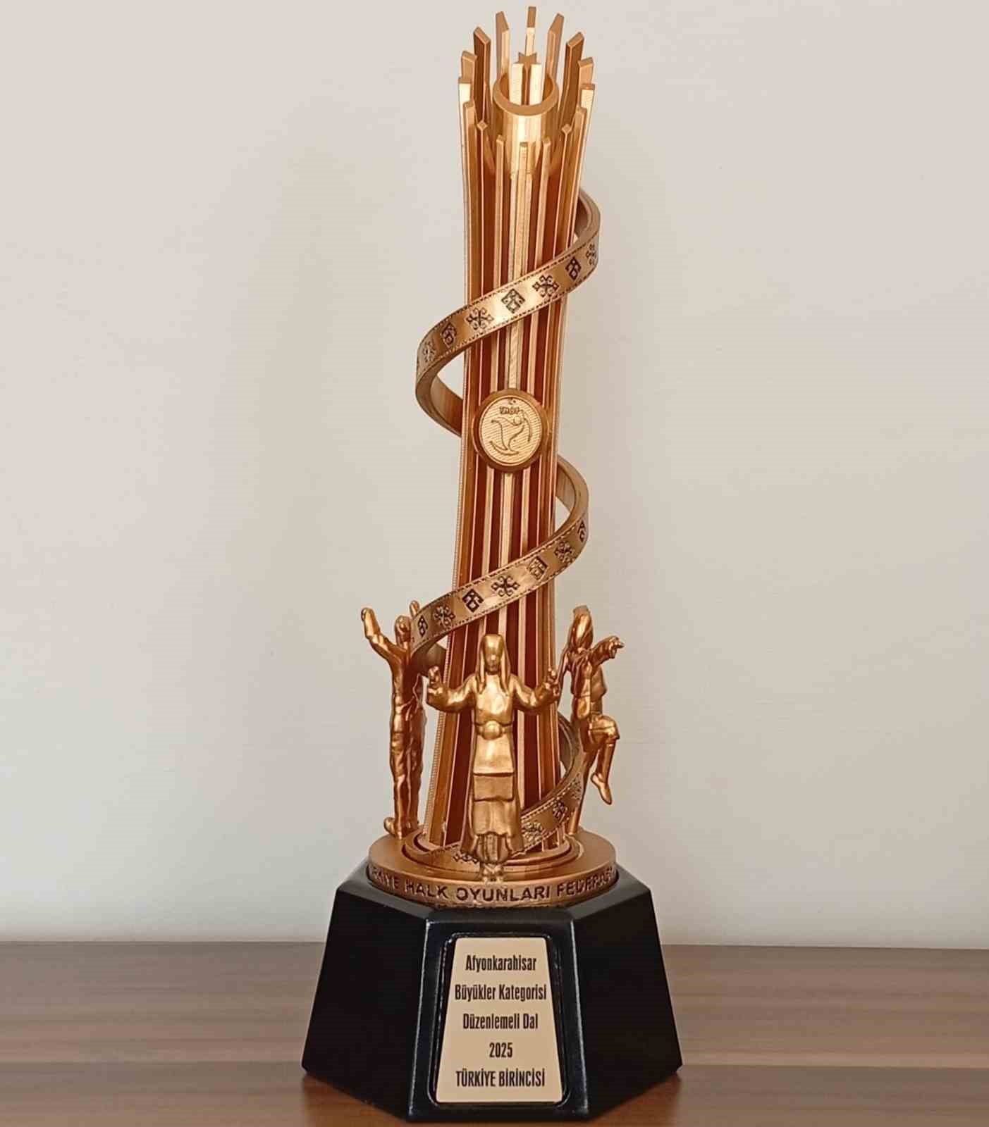 Kütahya Halk Eğitimi Merkezi Halk Oyunları ekibi Türkiye şampiyonu oldu