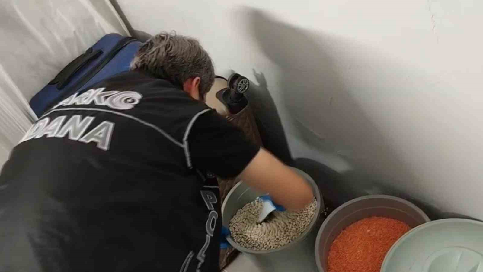 Torbacının bonzai zulası ’fasulye’ dolu kova çıktı: 6 tutuklama