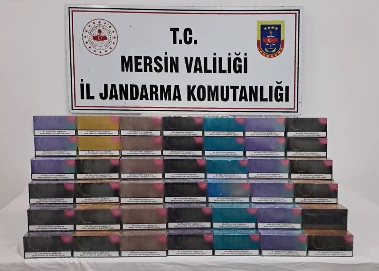 Mersin’de kaçak makaron operasyonu: 3 gözaltı