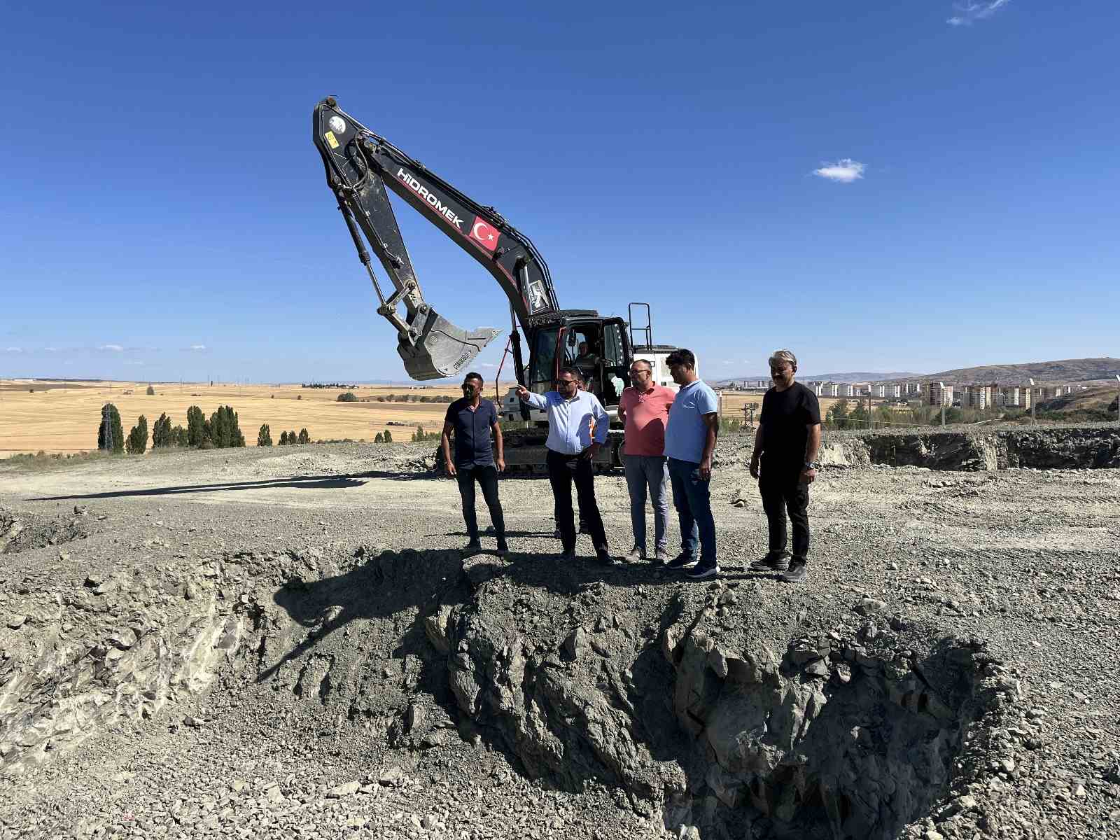 Sorgun’da yeni mezarlık alanında ilk temel atıldı