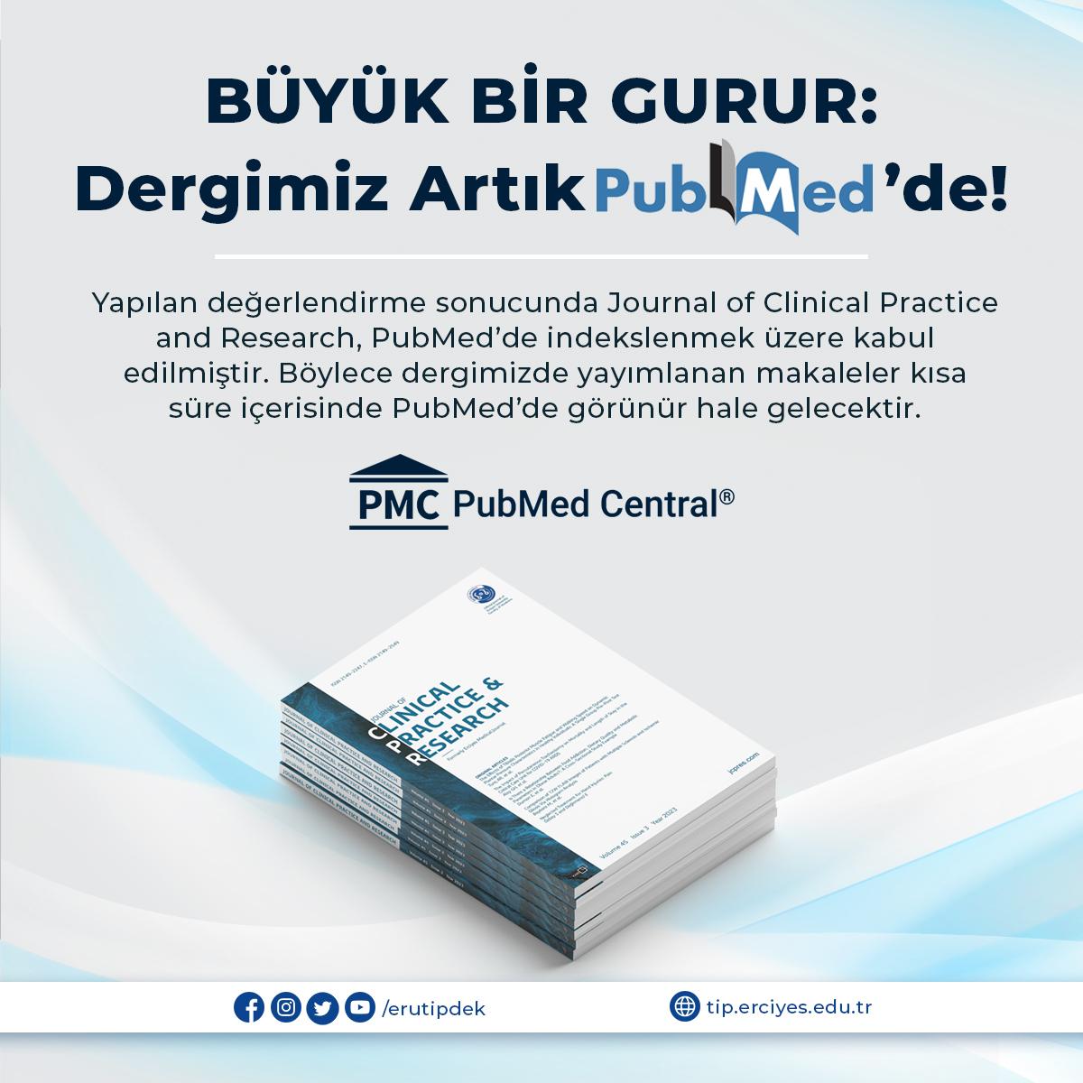 Erciyes Üniversitesi’nin Tıp Dergisi dünya bilim sahnesinde