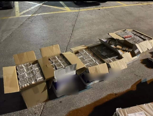 Bilecik’te 226 bin adet dolu makaron ele geçirildi