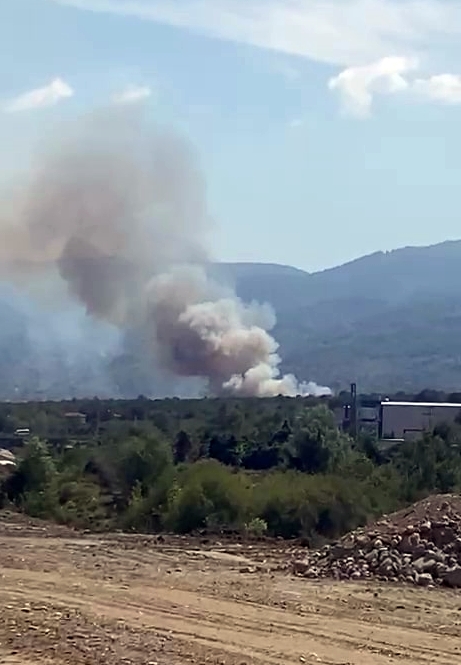 Ormanlık alanda yangın: Çok sayıda ekip sevk edildi