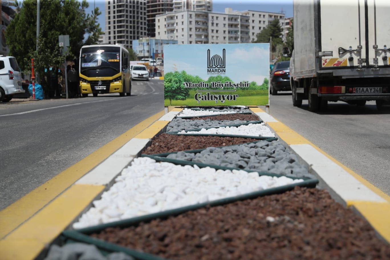 Mardin Eğitim ve Araştırma Hastanesi kavşağında d&uuml;zenleme &ccedil;alışmaları tamamlandı
