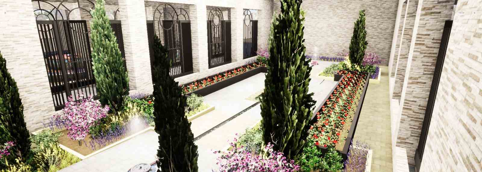 Başkan Şahin, yeni bah&ccedil;e &ccedil;alışmalarını inceledi
