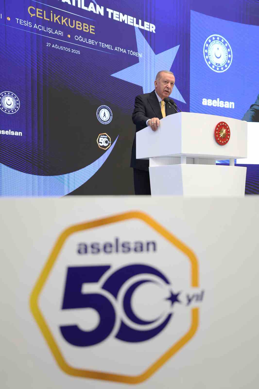 Cumhurbaşkanı Erdoğan: "Sistemler sistemi &Ccedil;elik Kubbe ile hava savunmasında artık farklı bir klasmana &ccedil;ıkacağız"
