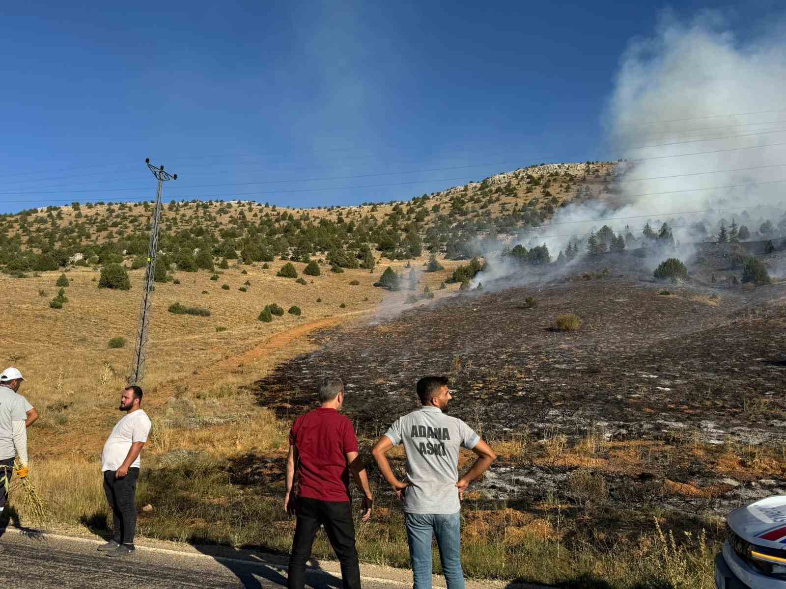 Adana&rsquo;daki orman yangını kontrol altına alındı
