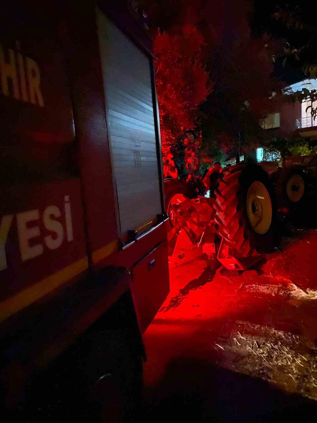 Bozdoğan’da traktör devrildi: 1 ölü