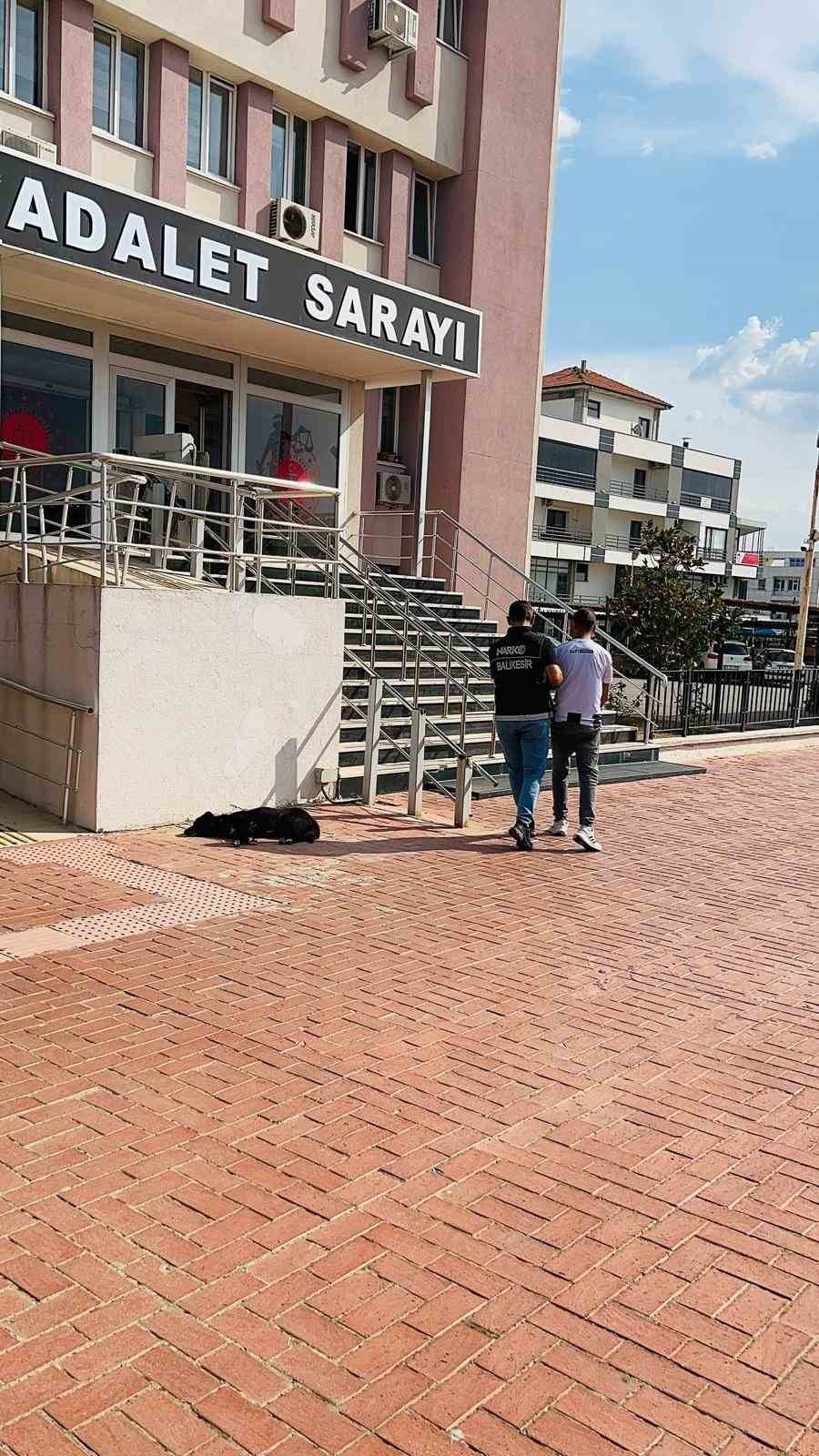 Ayvalık&rsquo;ta narkotik polisleri 265 adet uyuşturucu hap ele ge&ccedil;irdi
