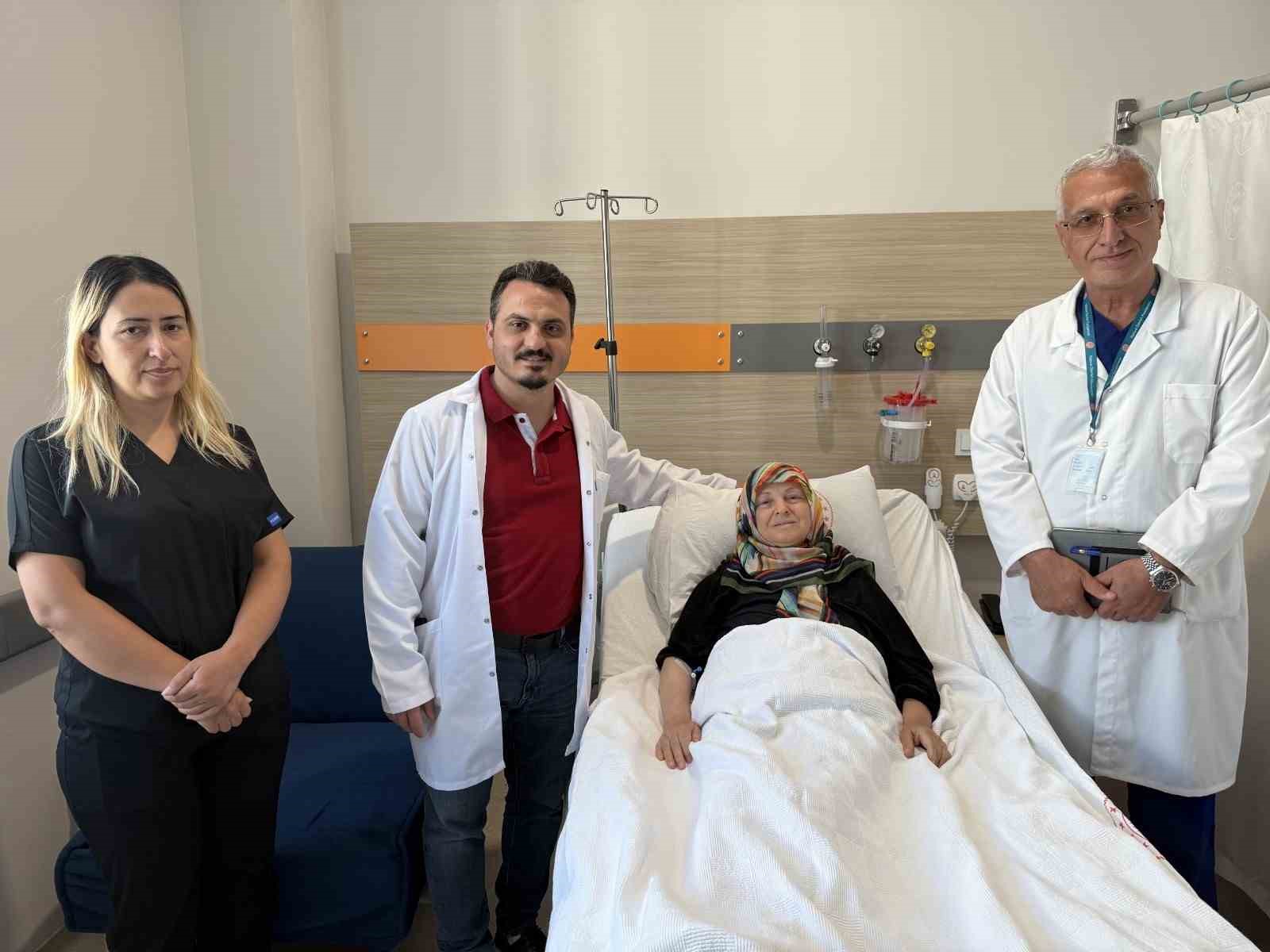 Yalova’da beyin anevrizması kapalı yöntemle tedavi edildi