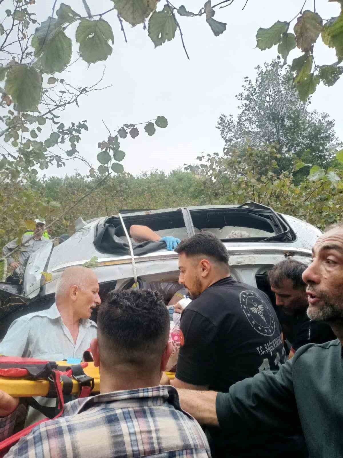 Giresun’da feci kaza: 1 ölü, 2 yaralı