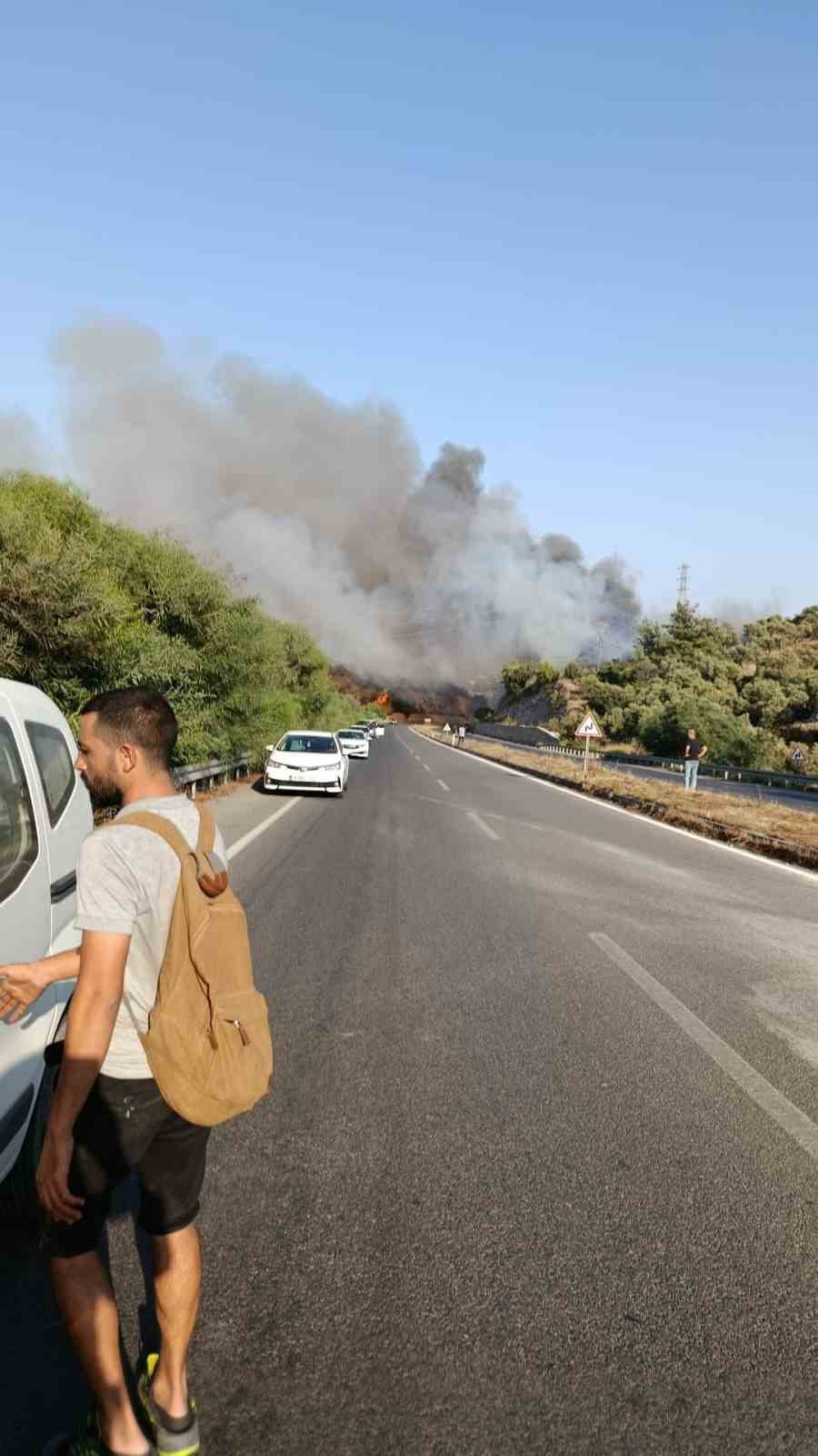 Milas&rsquo;taki yangın kontrol altına alındı

