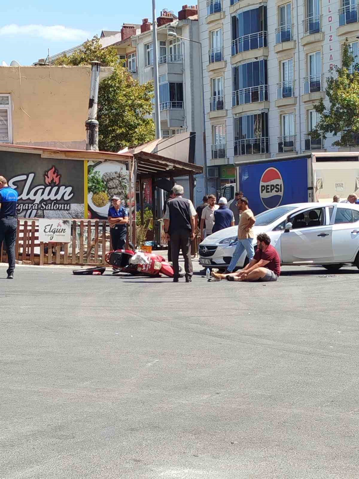 Malkara&rsquo;da trafik kazası: 1 yaralı
