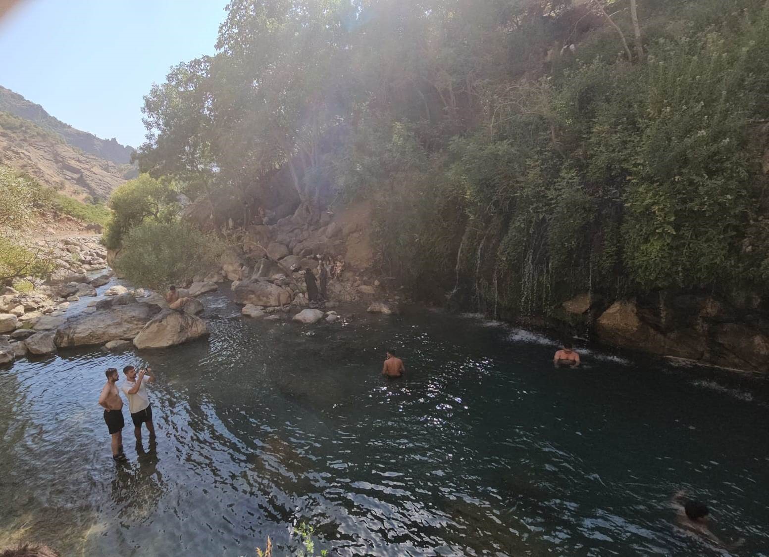 Hakkari Kaval Şelalesi’ne yoğun ilgi