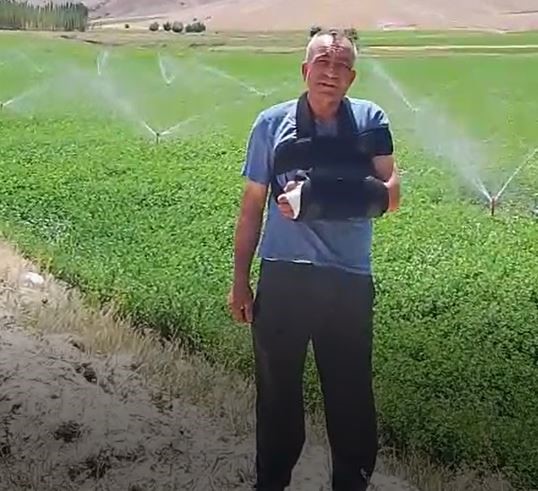 Sivas’ta sulama desteğiyle ekili araziler genişletiliyor