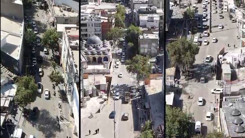 Adıyaman’da drone destekli trafik denetimi