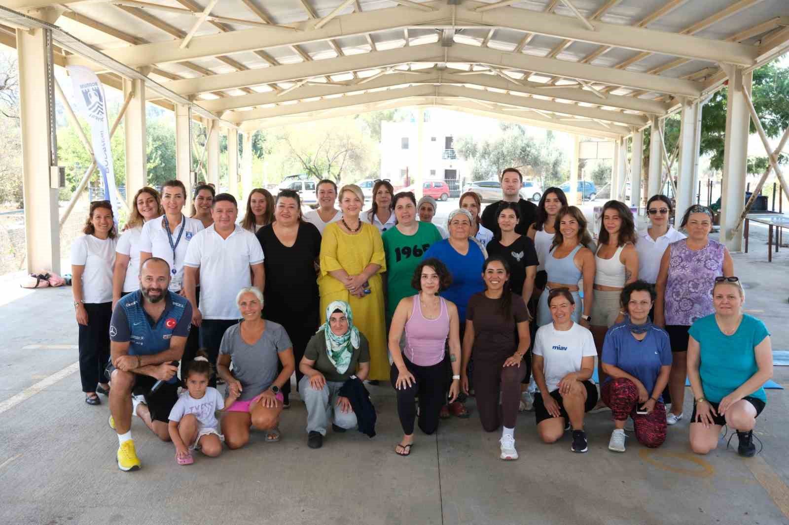 Bodrum’da açık hava spor günü