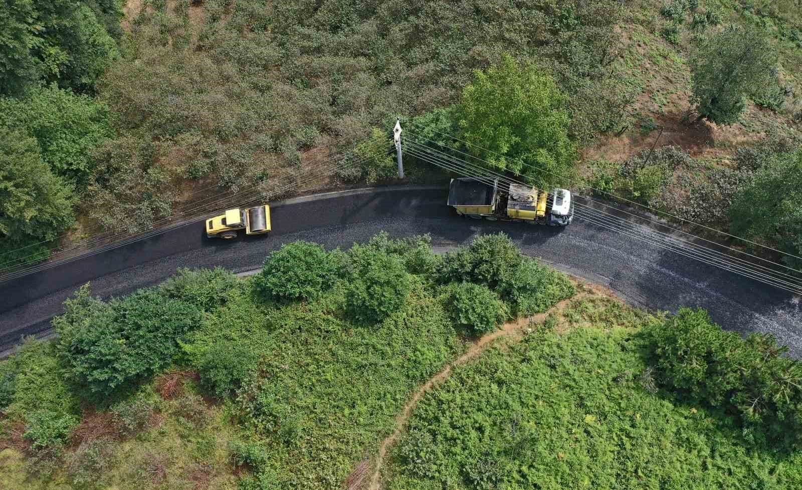 Ordu’da asfalt seferberliği devam ediyor