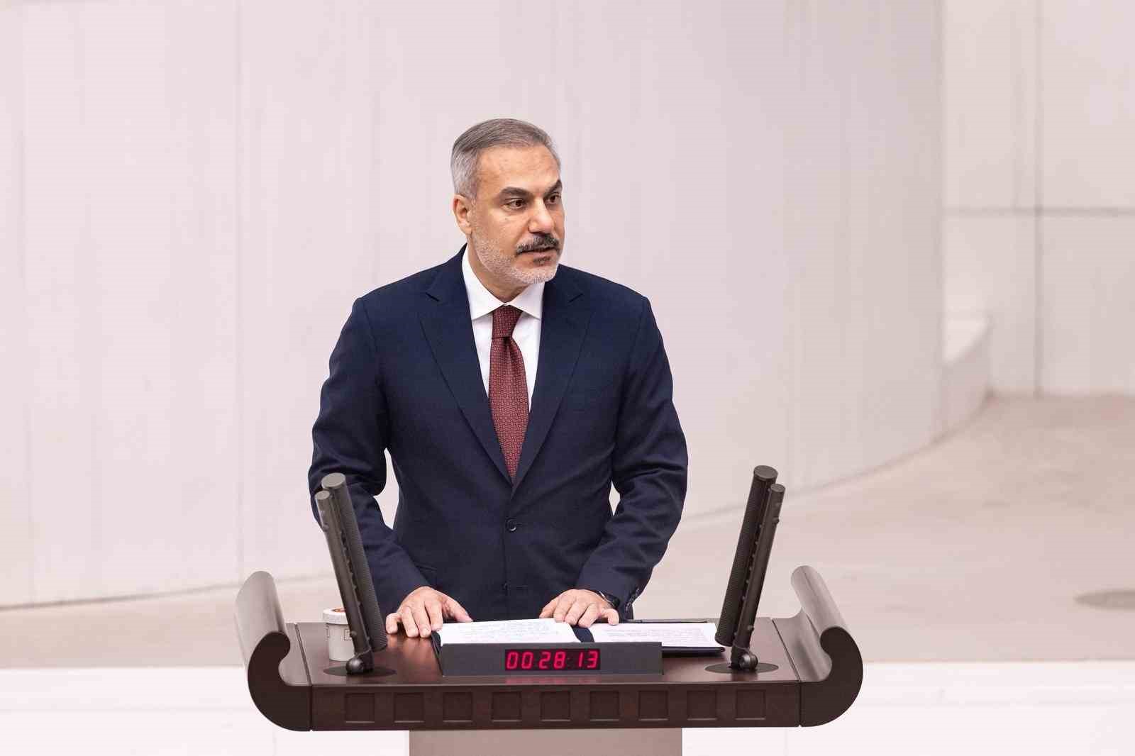 Bakan Fidan: "Neredeyse bütün dünya İsrail’i soykırım nedeniyle yalnız bırakmıştır"