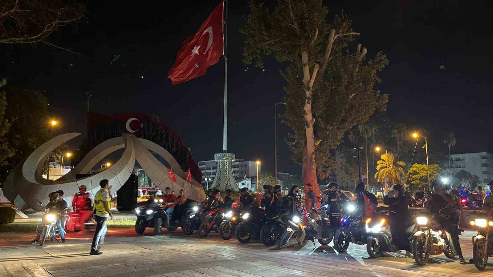 30 Ağustos coşkusu Osmaniye&rsquo;de motorlarla yaşandı
