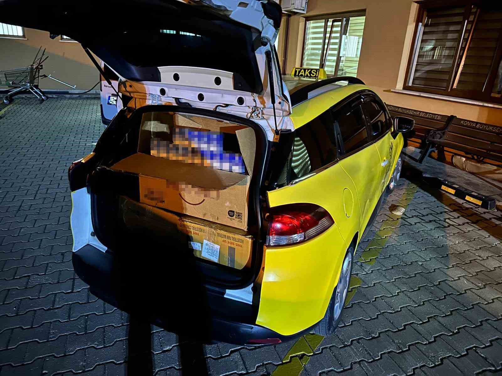 Konya’da kaçak sigara operasyonu: 2 gözaltı
