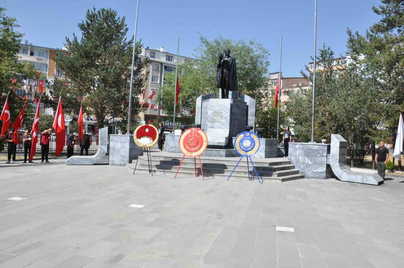 Kars&rsquo;ta 30 Ağustos Zafer Bayramı coşkusu
