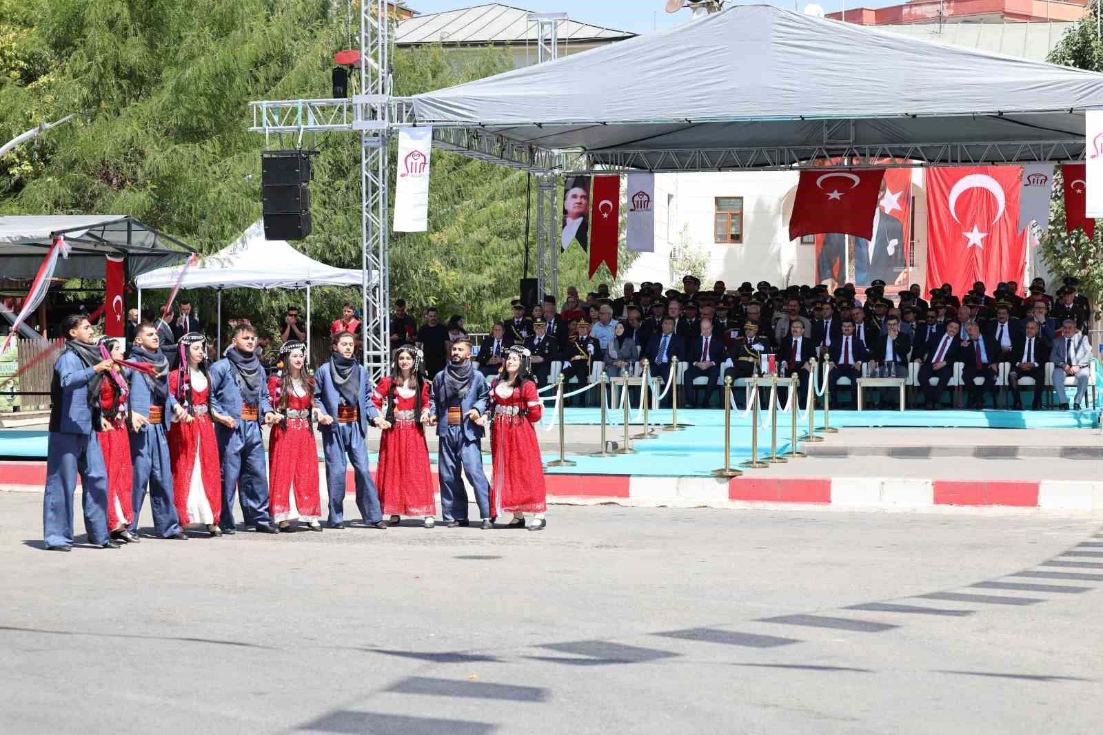 Siirt’te 30 Ağustos Zafer Bayramı’nın 103. yıl dönümü coşkuyla kutlandı