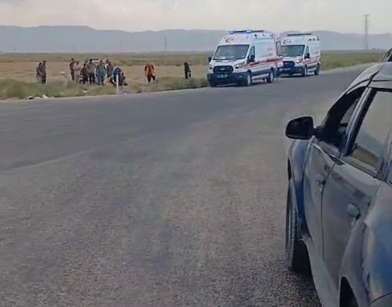 Konya’da feci kaza: 2 ölü, 1 yaralı