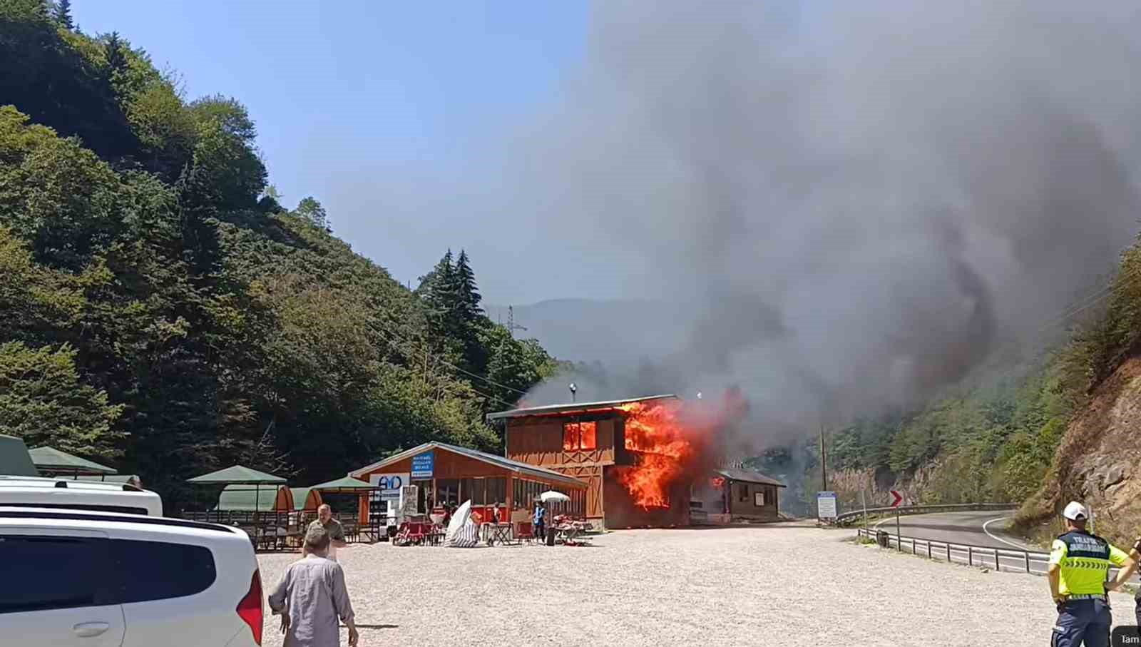 Giresun’un gözde tabiat parkında yangın felaketi