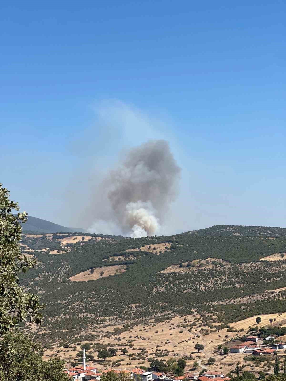 Kepsut&rsquo;ta orman yangını
