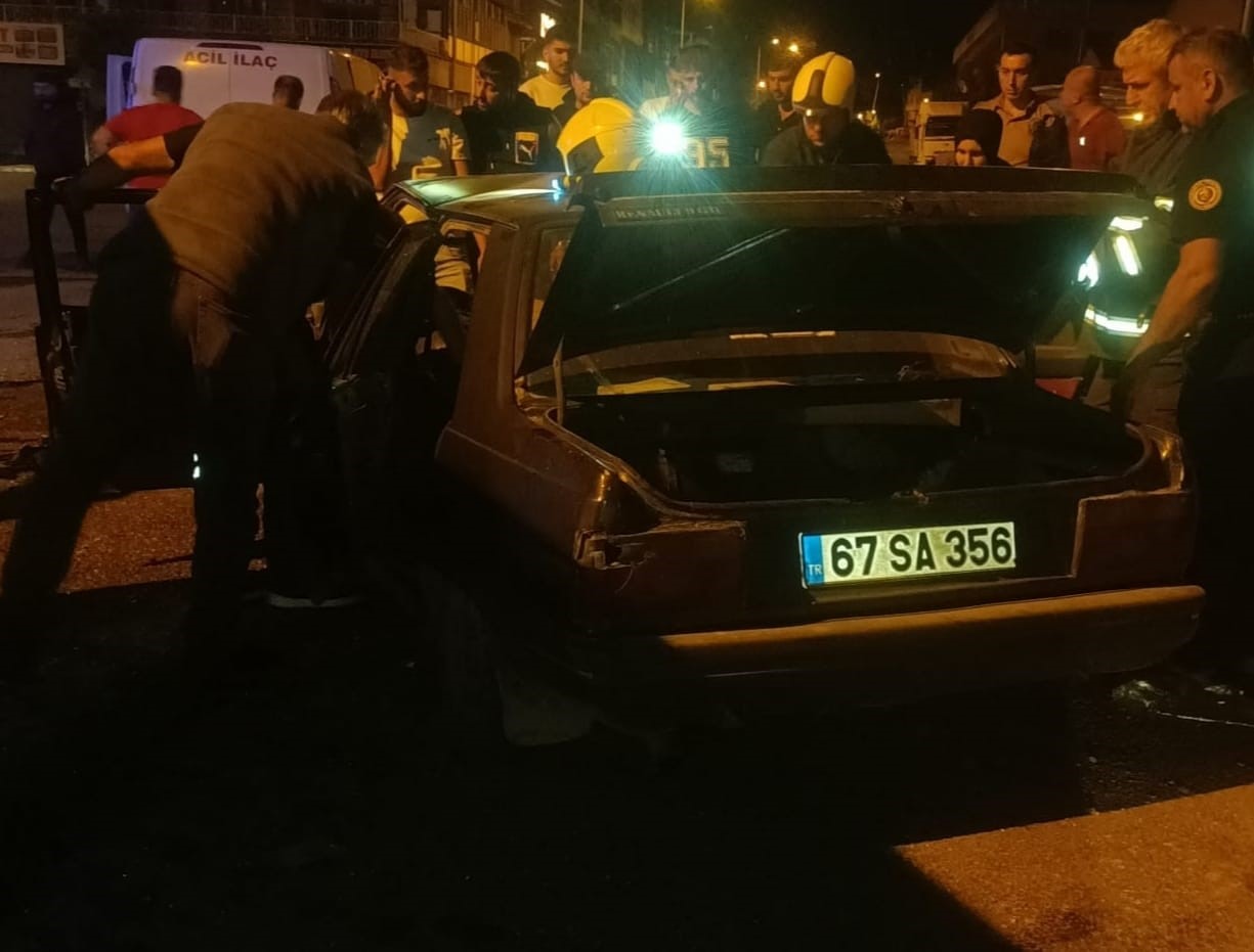 Karabük’te tarafik kazası: 2 yaralı