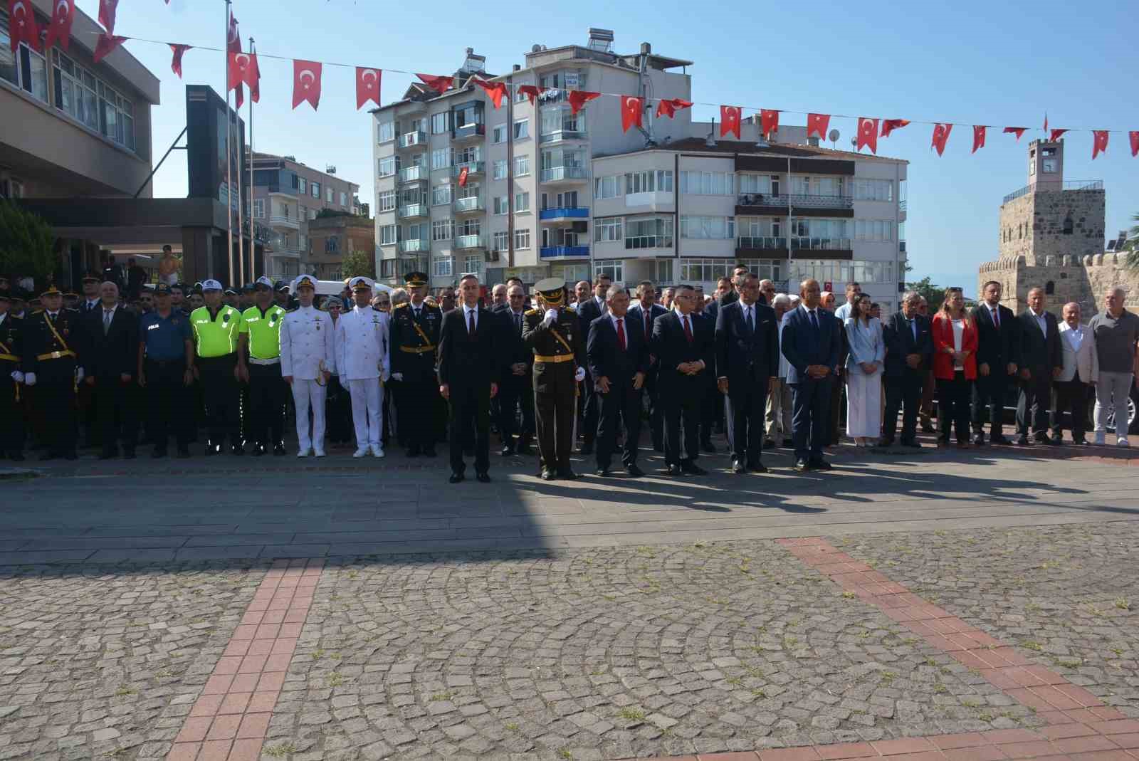 Sinop’ta 30 Ağustos Zafer Bayramı kutlandı