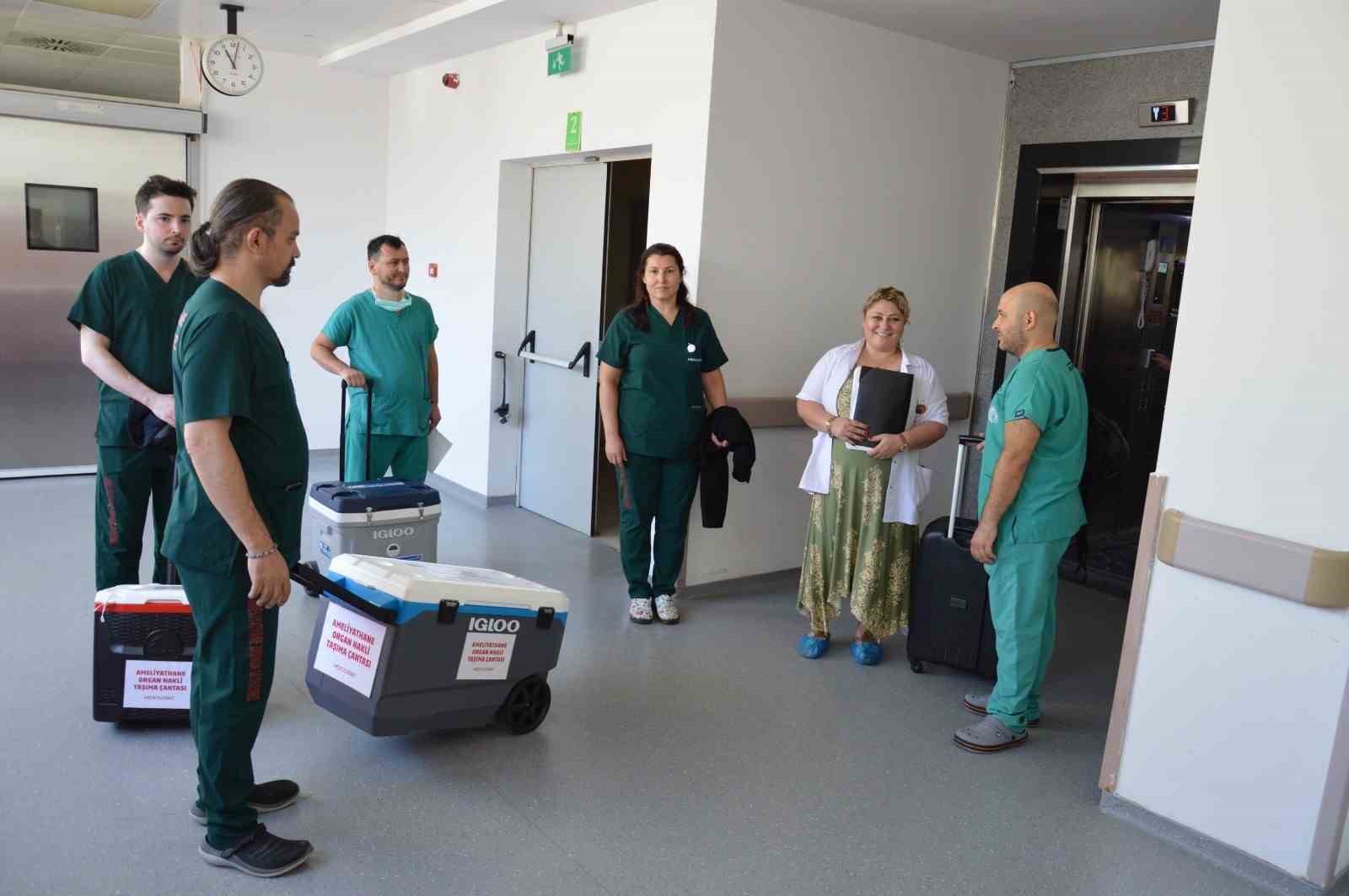 Uşak’ta bağışlanan organlar 3 hastaya umut oldu