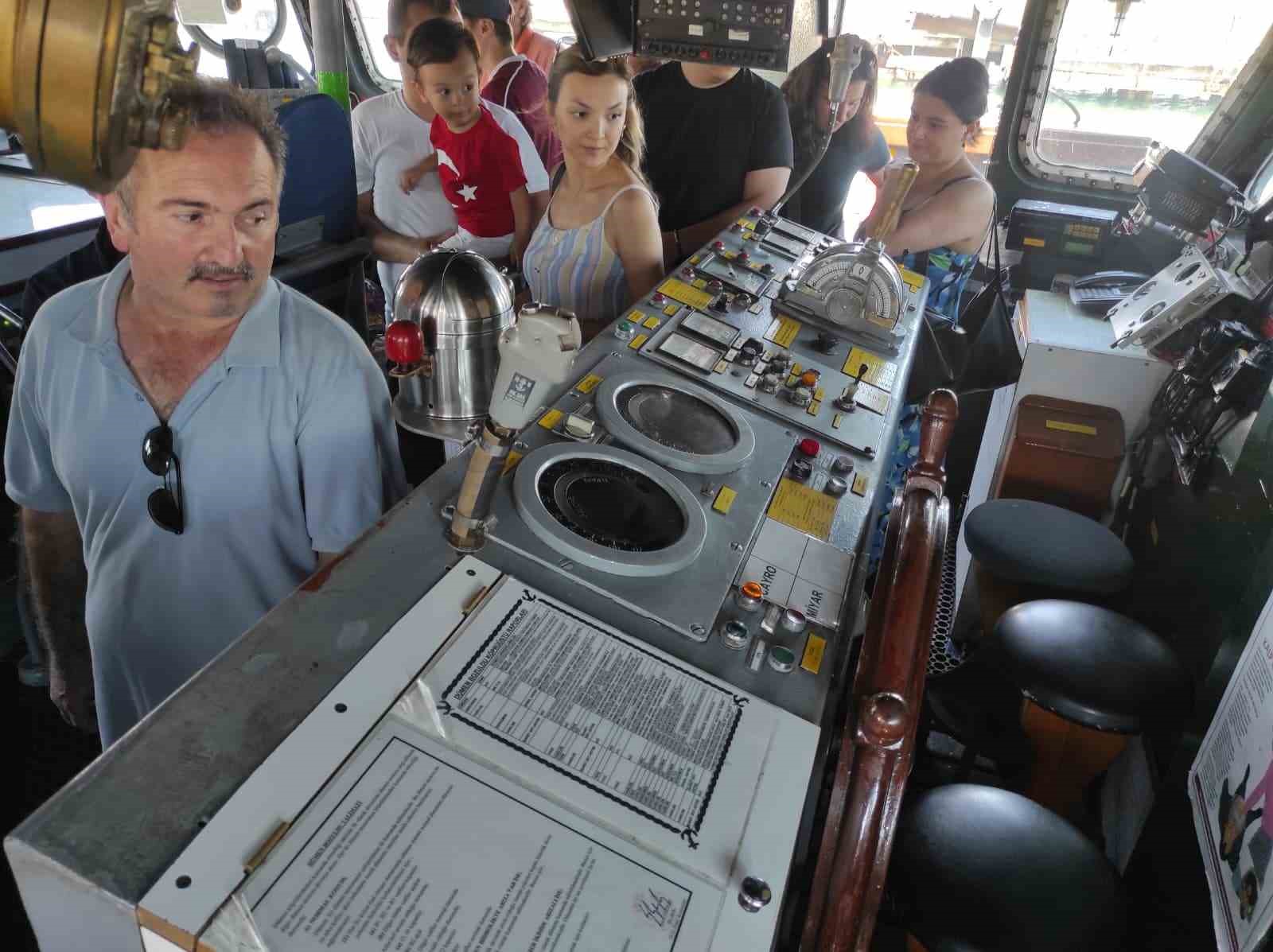 T.C.G. Enez mayın tarama gemisi Tekirdağ&rsquo;da halkın ziyaretine a&ccedil;ıldı
