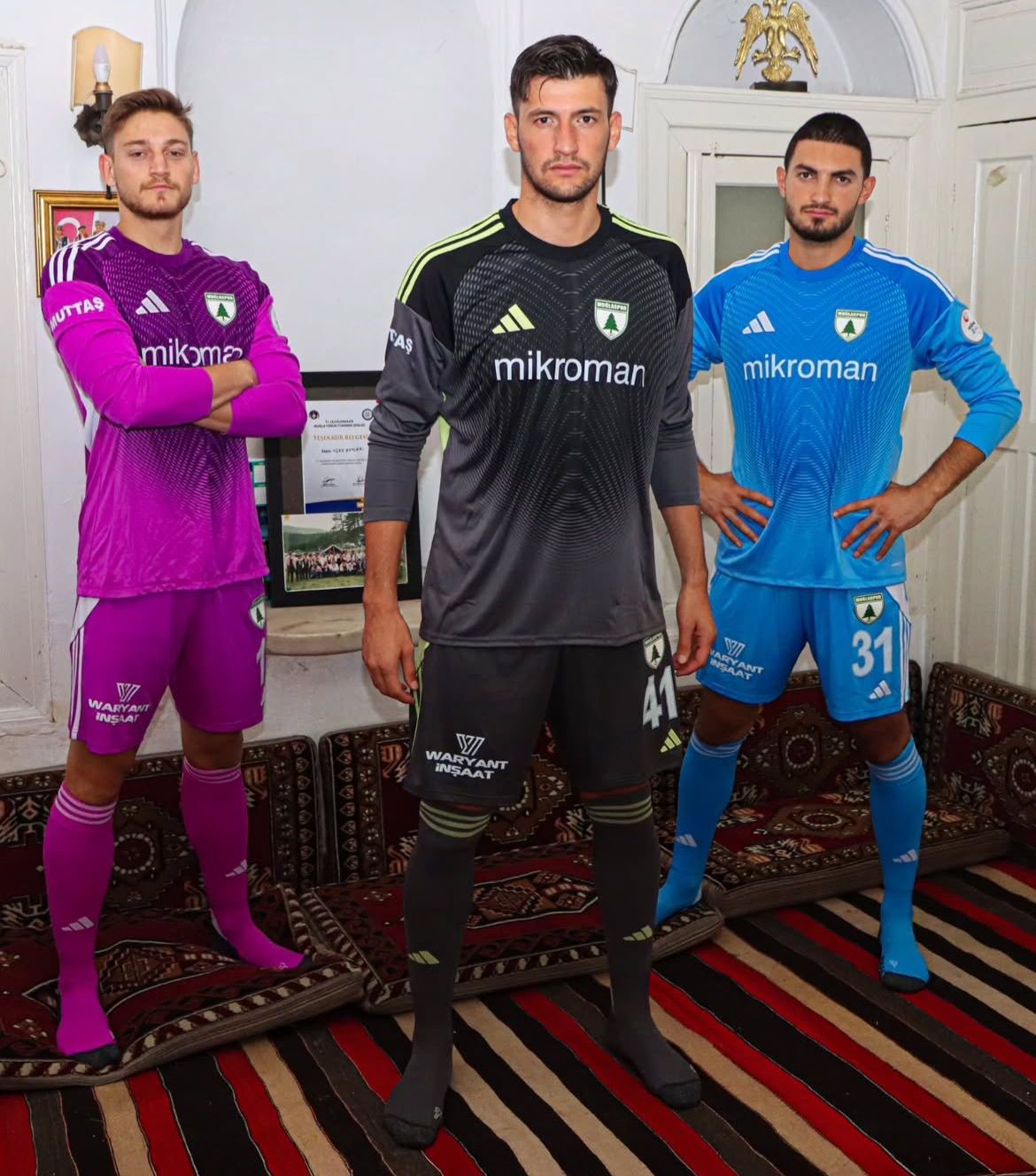 Muğlaspor kalecilerinden yörük temalı forma tanıtımı