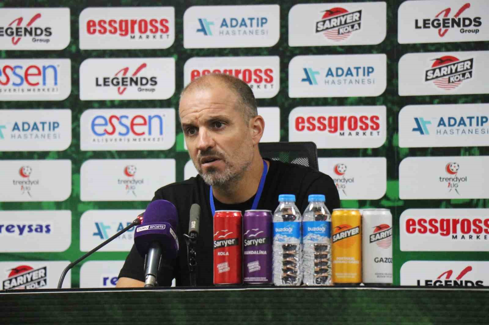 Sakaryaspor-Boluspor maçının ardından