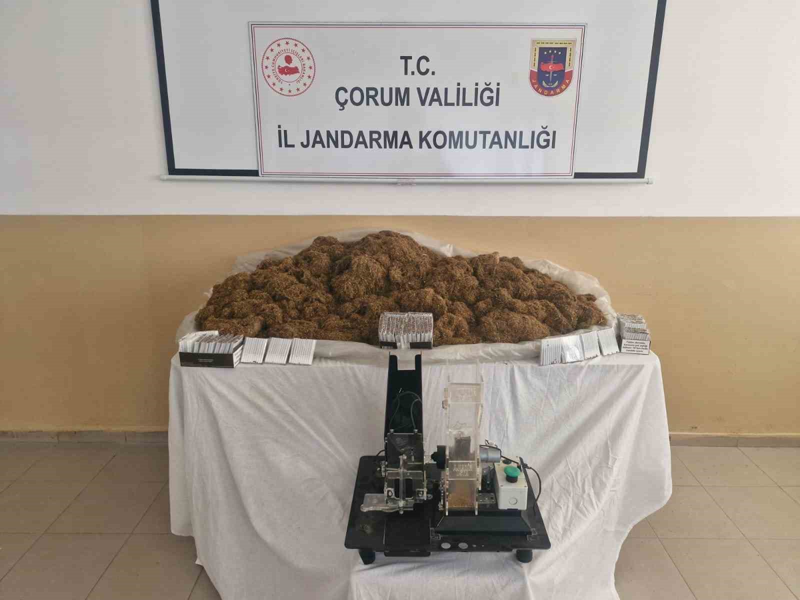 Çorum’da binlerce makaran ele geçirildi