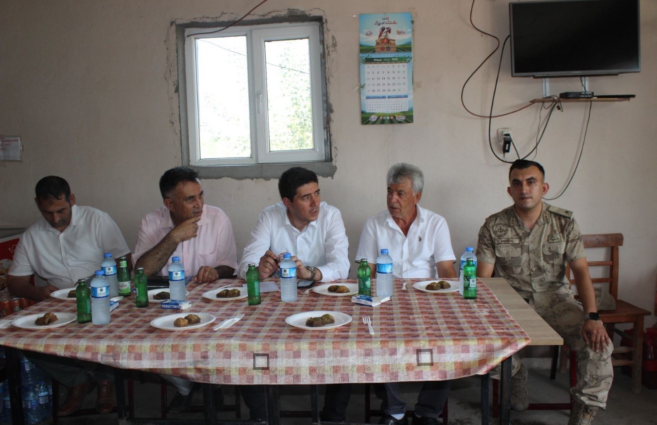 Kaymakam Fatih Erdoğan&rsquo;dan Aşağıalican ve Ortaalican k&ouml;ylerine ziyaret
