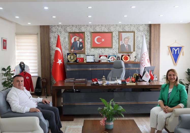 Başkan Tekin, İl Müdürü Demir ile bir araya geldi