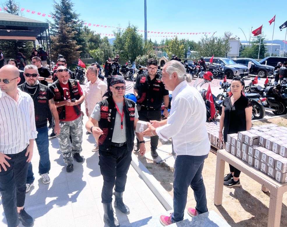 Türk Chopper üyeleri, Zafer Haftası’nda Kütahya’da