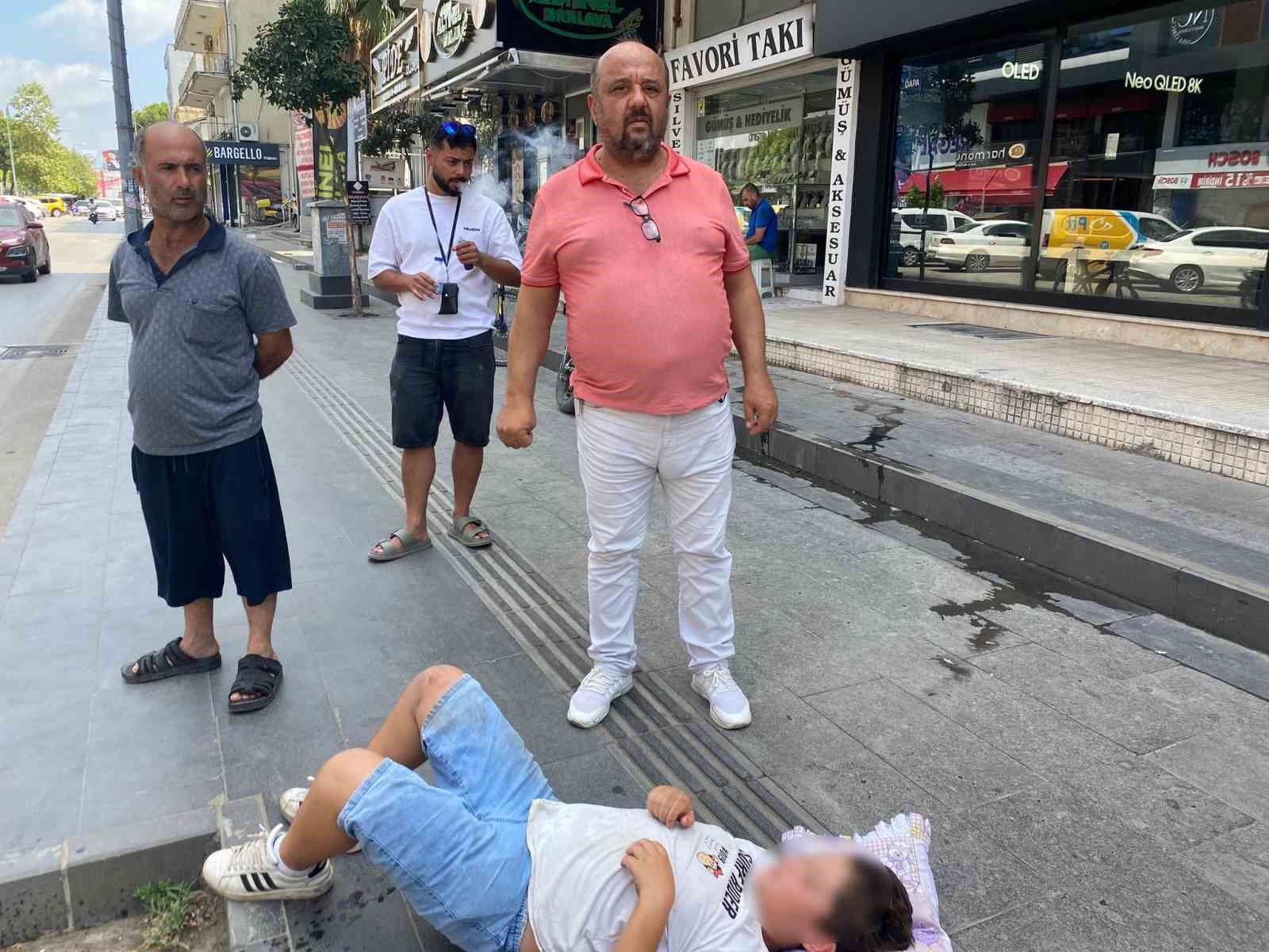 Devrilen elektrikli bisikletin s&uuml;r&uuml;c&uuml;s&uuml; &ccedil;ocuk yaralandı
