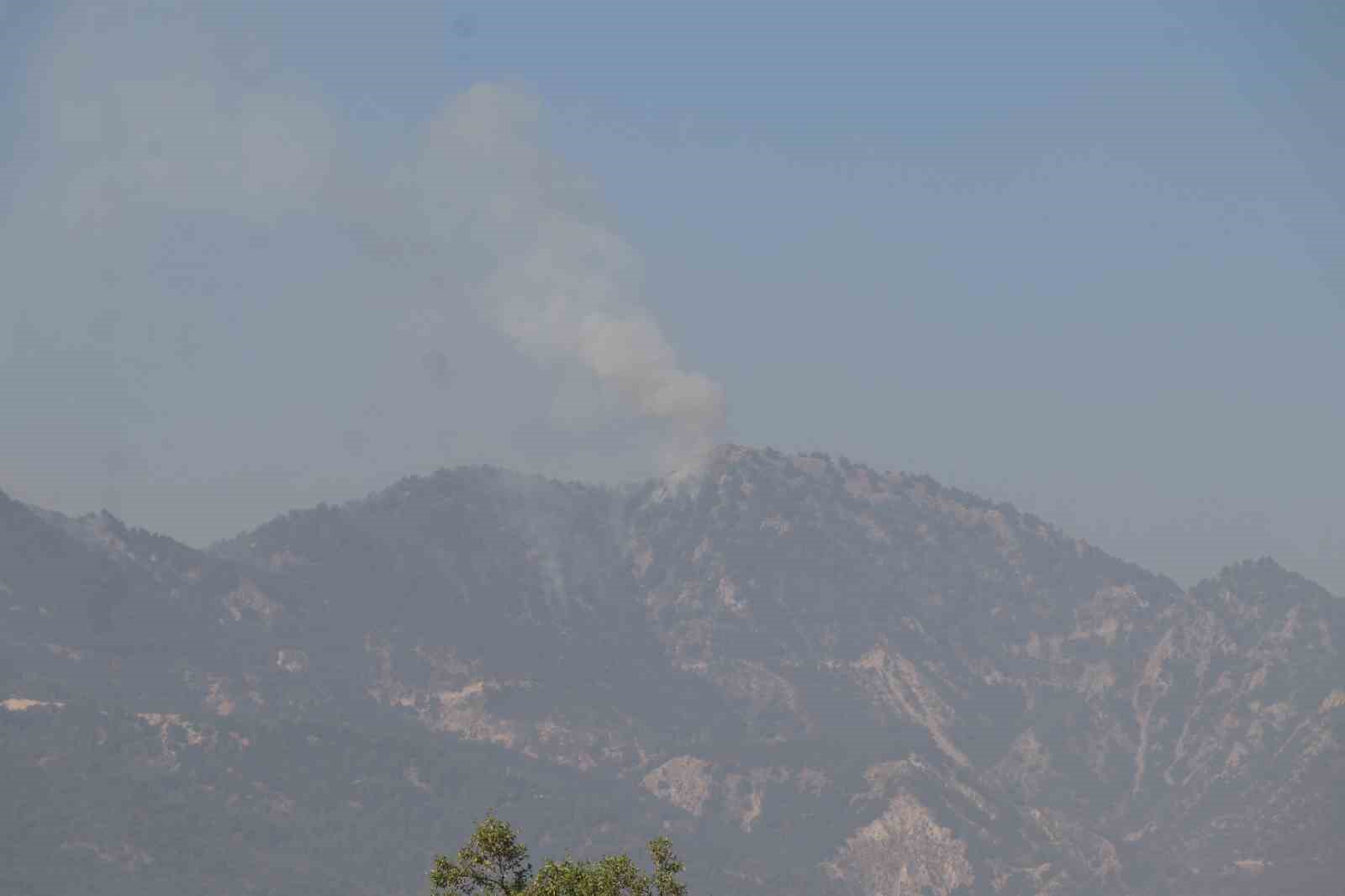 Yangının 5. gününde havadan müdahale yeniden başladı