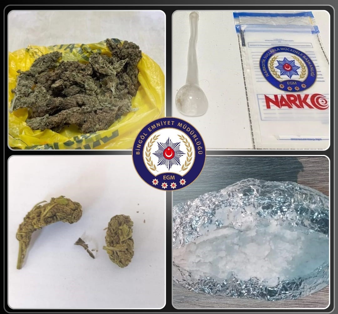 Bingöl’de uyuşturucuyla mücadele: 1 tutuklama