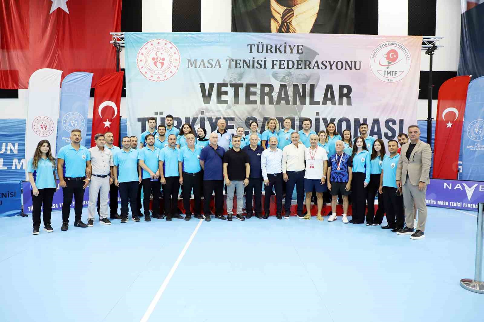 Masa Tenisi Veteranlar Türkiye Şampiyonası sona erdi
