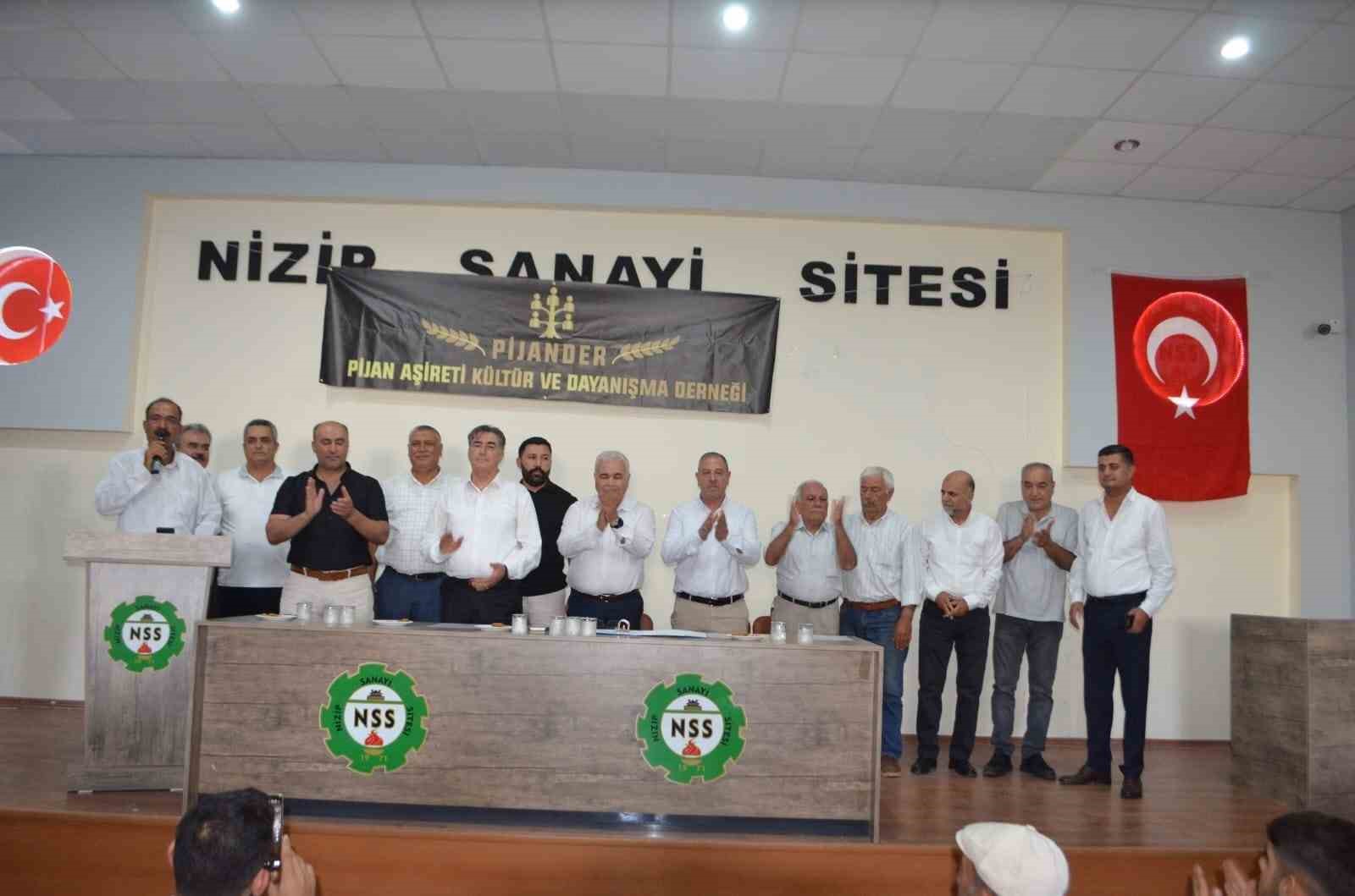 Pijan Aşireti K&uuml;lt&uuml;r ve Dayanışma Derneği genel kurulu yapıldı
