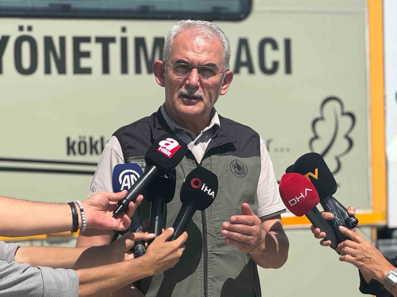 Orman Genel Müdürü Karacabey: &quot;Yangın güney ve kuzey hatlarında yoğunlaşıyor&quot;