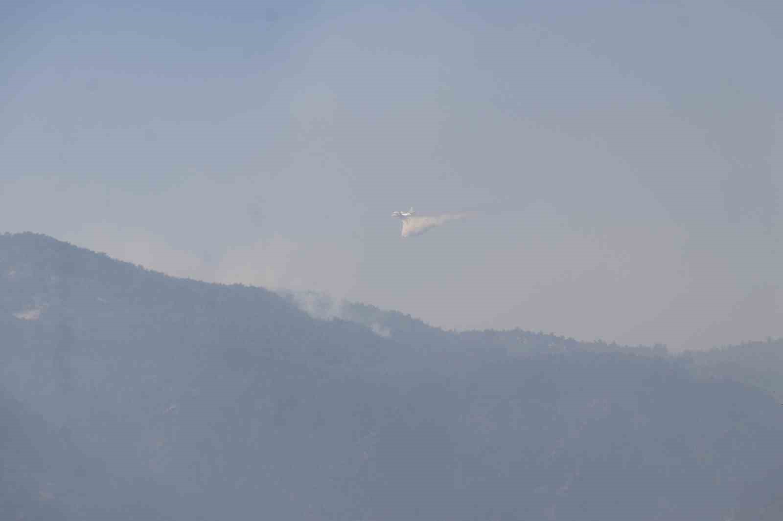 Orman Genel M&uuml;d&uuml;r&uuml; Karacabey: "Yangın g&uuml;ney ve kuzey hatlarında yoğunlaşıyor"
